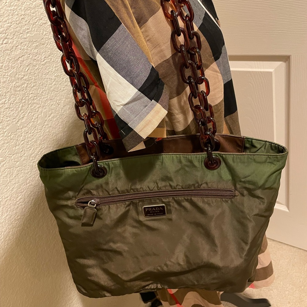 Vintage Prada Reversible Tote- Authenticated by Real Authentic